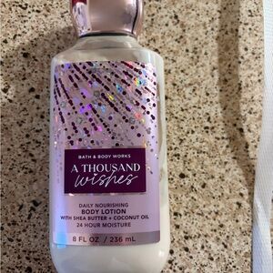 Bath & Body Works A Thousand Wishes Body Lotion - Purple and White